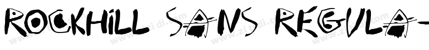 Rockhill Sans Regula字体转换